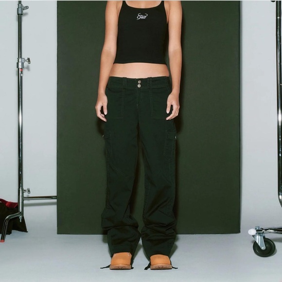 Black Cargo Pants - Picture 1 of 4